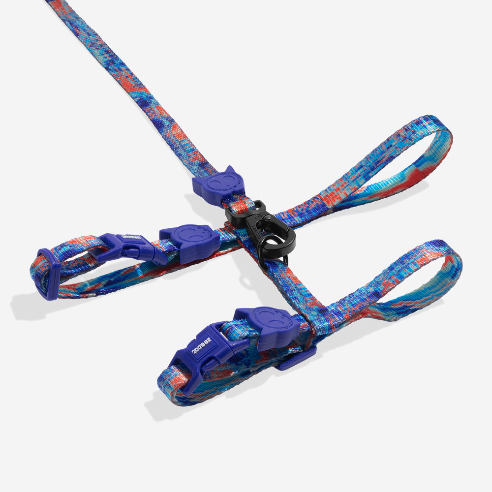 Glitch 404 |  Cat Harness + Leash
