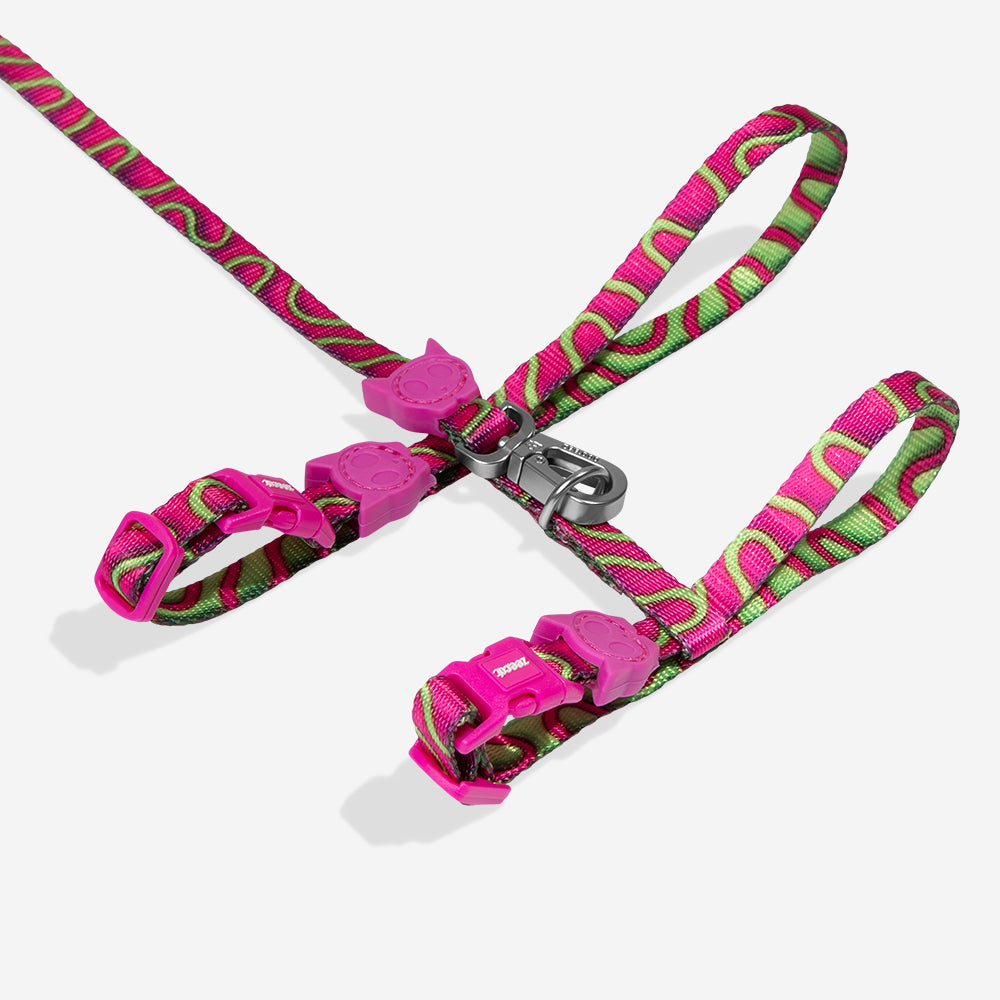 H3D Jelly | Cat Harness & Leash Set